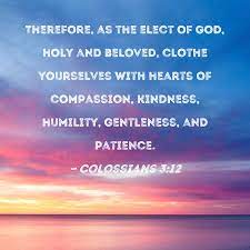 colossians 3 12 therefore as the elect