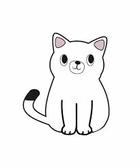 cute cat cartoon clipart free stock