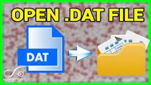 how to open dat file on mac or pc