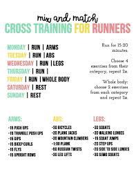 cross training plan for runners