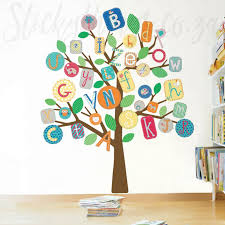 Alphabet Tree Wall Sticker Abc Tree