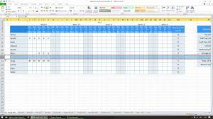 excel staff holiday planner the