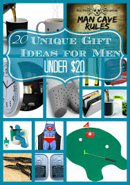 20 unique gift ideas for men under 20