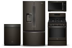 Featuring a darker, bolder shade, black stainless appliances have become an increasingly popular choice in today's kitchens. Fingerprint Resistant Black Stainless Steel Appliances Whirlpool