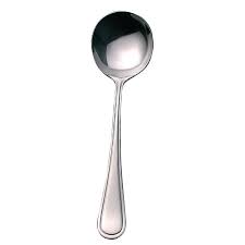 Buy Soup spoons stainless steel 18cm | 12 pieces online - HorecaTraders