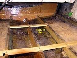 transom stringer floor repair the rot