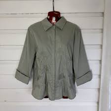 16 olive green on up shirt