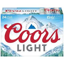 coors light american light lager beer