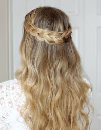 First, start by parting your hair down to the middle of your head where you will go down to your ears, splitting your hair into three sections. 21 Magnificent Bridesmaid Hairstyles For Long Medium Hair