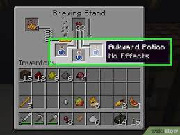 how to make potions in minecraft with