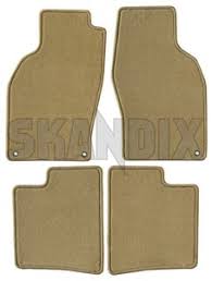 floor accessory mats velours beige