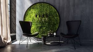 Likable Interior Green Wall Design