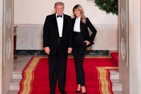 The official profile for melania trump. President Trump Melania Trump Sport Matching Tuxedos In 2020 Christmas Portrait Chicago Sun Times