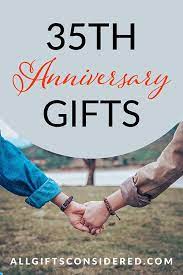 35th anniversary gifts best ideas