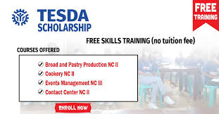 free tesda skills training no tuition fee