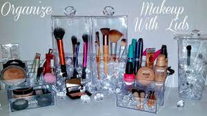 diy makeup organizer brush storage
