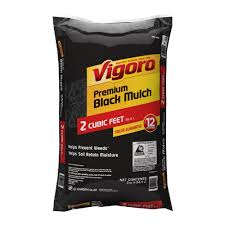 Black colorized hardwood mulch is created by colorizing our double shredded hardwood mulch black. Vigoro 2 Cu Ft Bagged Black Mulch 52050197 The Home Depot