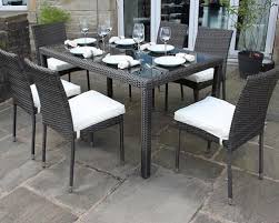 Garden Rattan Dining Set For Outdoor