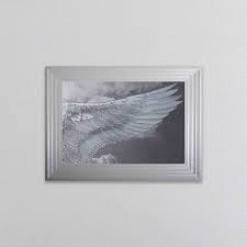 Angel Wing In The Clouds Framed Wall Art