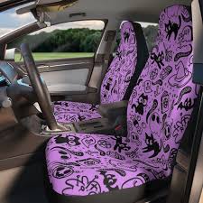 Purple Y Cute Car Seat Covers