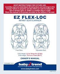 Cc23029 Ez Flex Loc Baby Trend