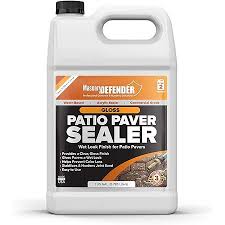 Gloss Wet Look Patio Paver Sealer 1