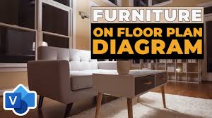 how to add furniture to visio floor