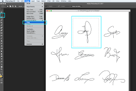 how to create signature photo