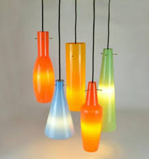 Vintage Pendant Lights In Murano Glass