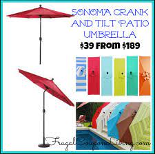Crank And Tilt Patio Umbrella 39 99