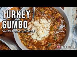leftover turkey and sausage gumbo