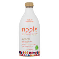 ripple vanilla plant based protein milk