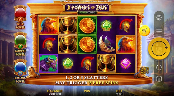 3 Powers of Zeus: Power Combo Demo ▷ Play Free Slot Game