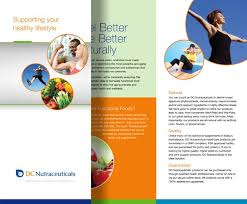Brochure Design For Nutritional Products Company Evolution Design