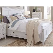 White Queen Bed With Drawers Flash
