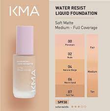 kma water resist liquid foundation