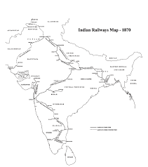 map of indian railways 1870