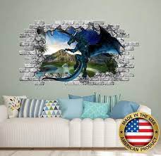 Dragon Wall Decal Hole In The 3d