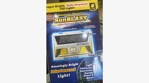 solar powered led light atomic beam sun