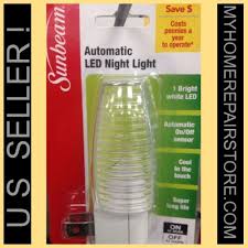 Night Light Sunbeam Bright White Led Automatic On Off Sensor For Sale Online Ebay
