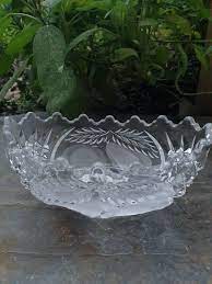 Cut Glass Bowl Decorative Glass