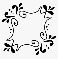 transpa fancy oval frame png clip