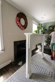 Builder Grade Fireplace Surround And Mantel