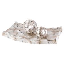 Ok Lighting Conch Shell Plate With Spheres Target