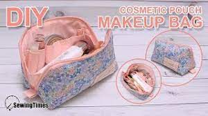 diy makeup pouch bag 꽃무늬 메이크업