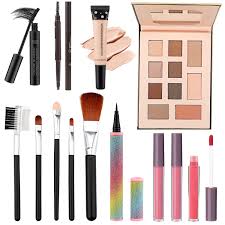 makeup set with eyeshadow palette