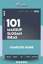 101 best makeup slogans ideas