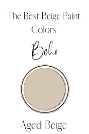 The Best Beige Paint Colors Lantern