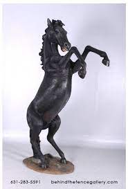 Solid bronze figurine 1.5 x 1.5 of bucephalus from the 1979 black stallion film!! Black Rearing Stallion Statue Black Stallion Statue Animal Statues