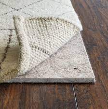 felt rug pad vs a rubber rug pad